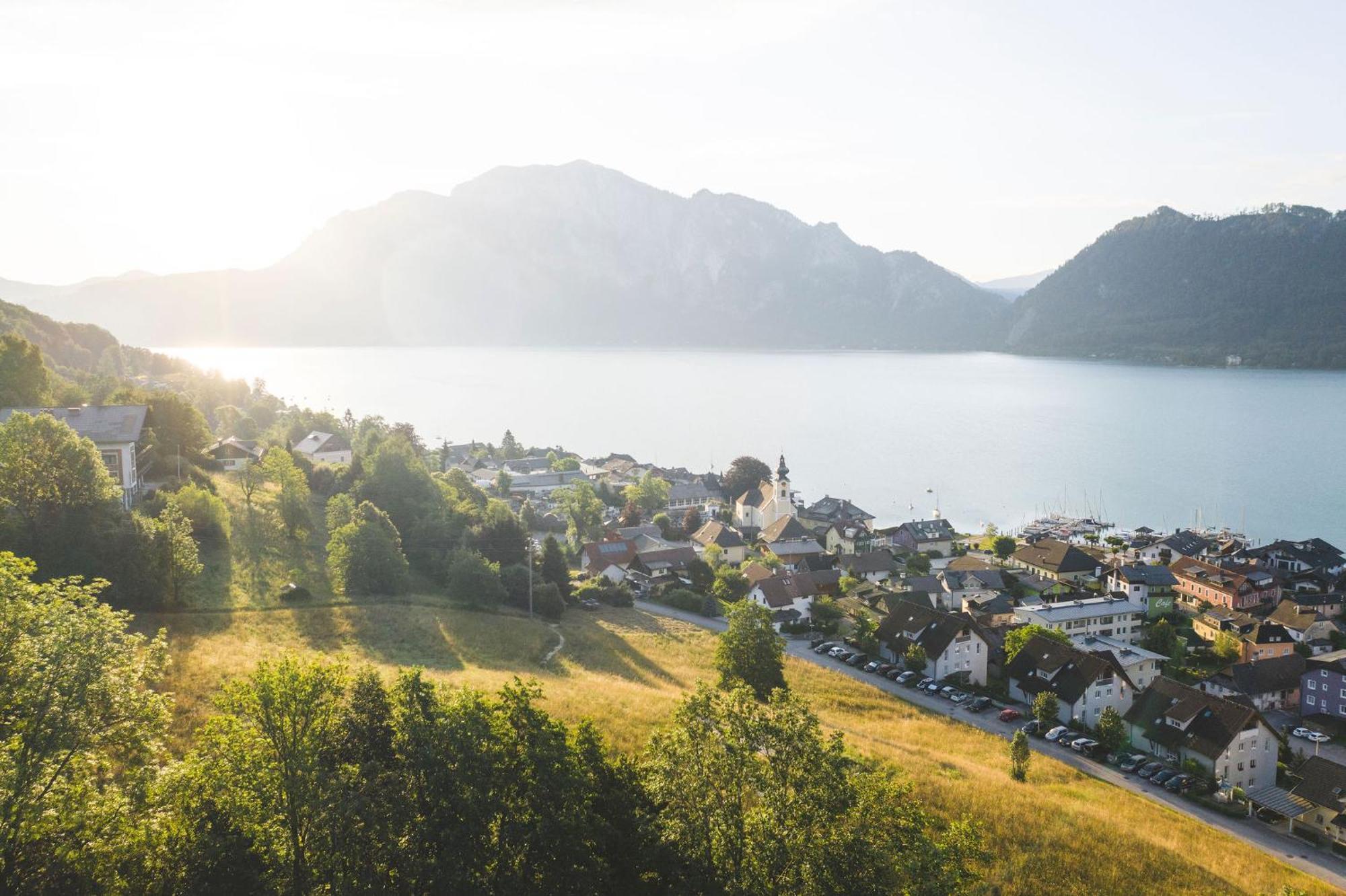Apartment Ferienwohnung Das Unterach Am Attersee Eksteriør billede