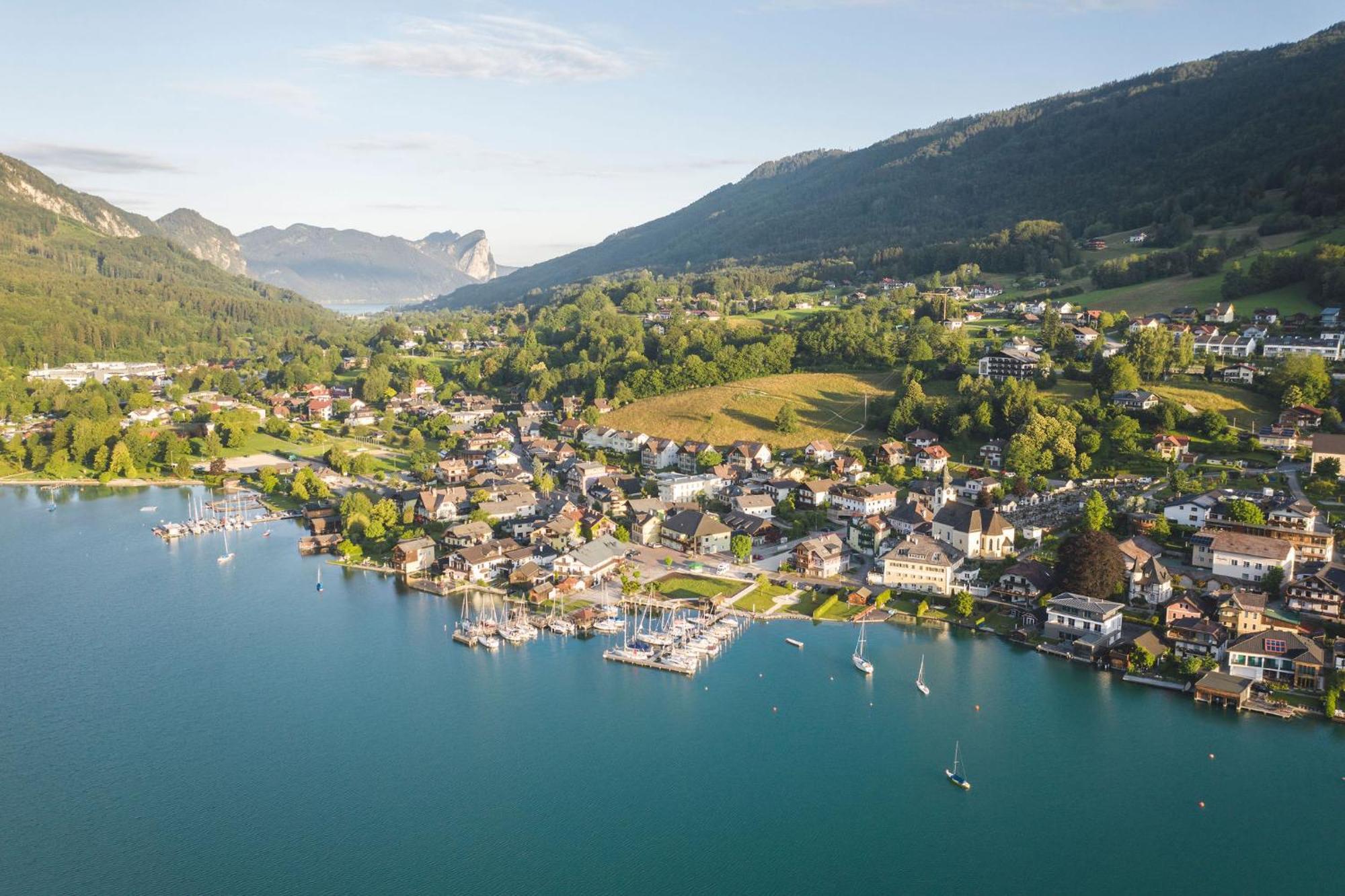 Apartment Ferienwohnung Das Unterach Am Attersee Eksteriør billede